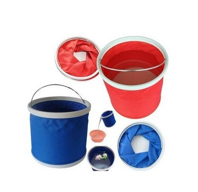 Portable Folding Buckets Washing Basin Multifunction Water Pot Camping car wash folding bucket