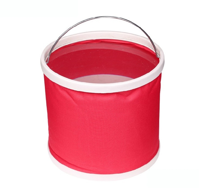 Portable Folding Buckets Washing Basin Multifunction Water Pot Camping car wash folding bucket