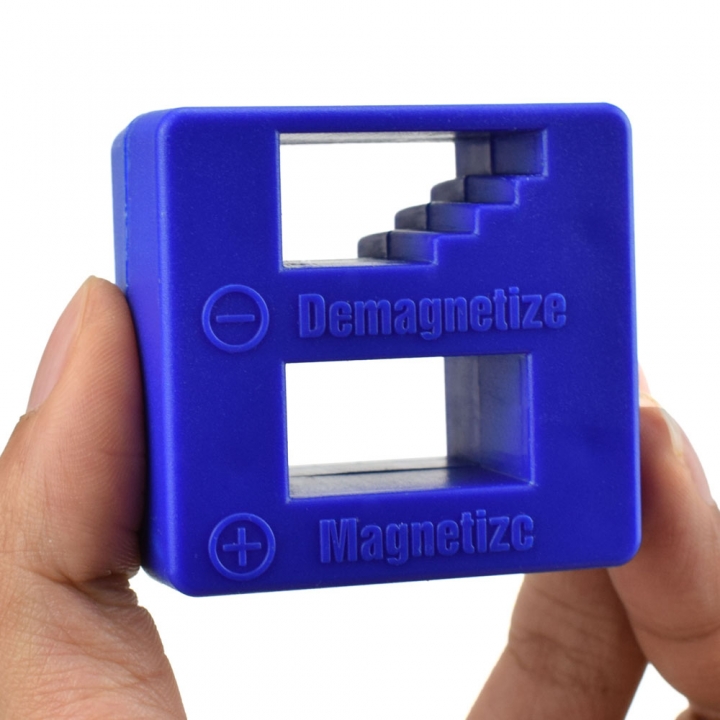 Chanseon  Tool Blue Screwdriver Magnetic Pick Up Tool Screwdriver Magnetic Degaussing