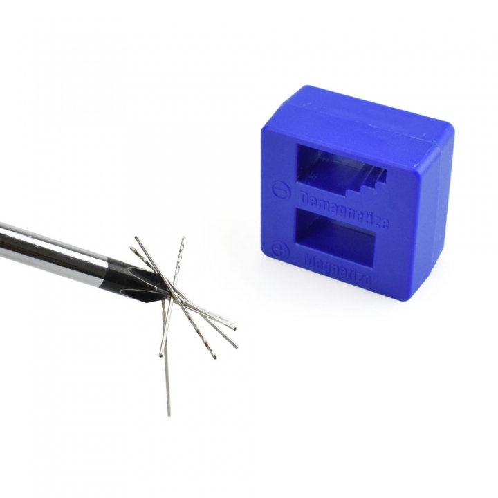 Chanseon  Tool Blue Screwdriver Magnetic Pick Up Tool Screwdriver Magnetic Degaussing