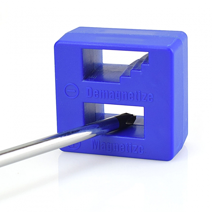 Chanseon  Tool Blue Screwdriver Magnetic Pick Up Tool Screwdriver Magnetic Degaussing