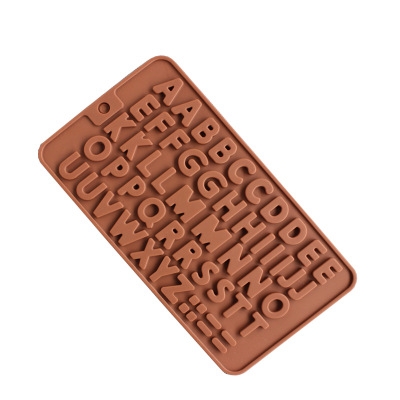 English letter Silica gel Chocolate chip digital chocolate Mold DIY cake Mold  Kitchen Restaurant Supplies