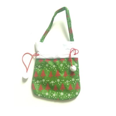 Christmas Gift bag Santa Claus Tote bag Candy bag Christmas Cloth red Tote bag gift bag