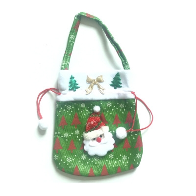 Christmas Gift bag Santa Claus Tote bag Candy bag Christmas Cloth red Tote bag gift bag