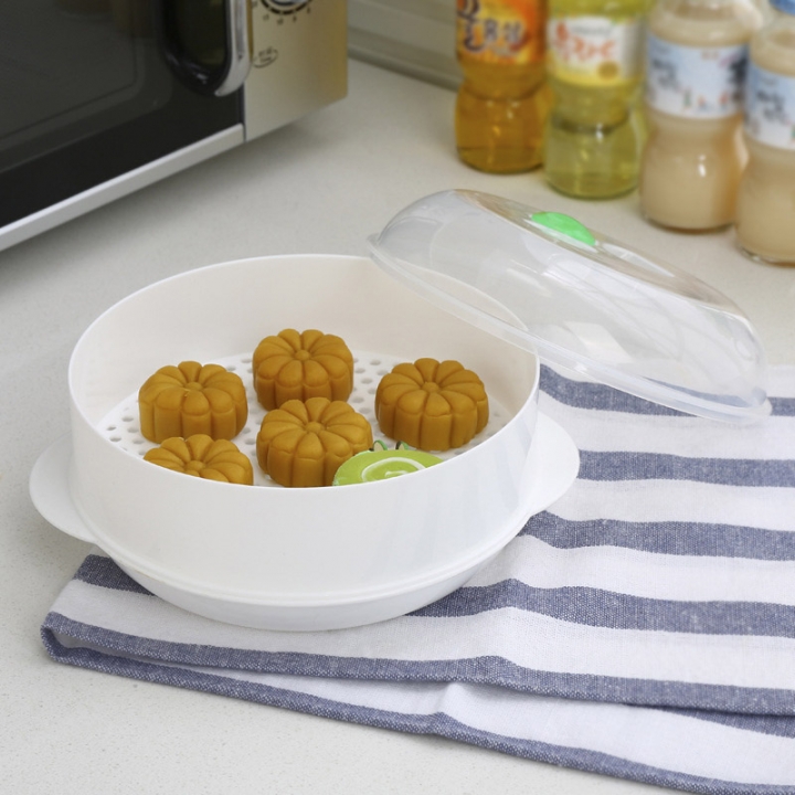 Microwave Food Steamer BPA Free Cookware Cooking Pot Veggies Seafood Steamer High Quality