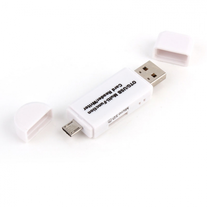 3 In 1 OTG Card Reader High-speed USB2.0 Universal OTG TF/SD for Android Computer Extension Headers