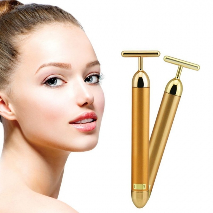 Facial Face Beauty Bar Pulse Firming Facial Roller Massager Lift Skin Tightening Wrinkle Stick