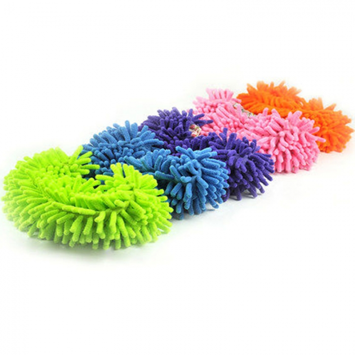 Floor Dust Cleaning Polishing Slippers Shoe Lazy Mopping Shoes Mop Caps House
