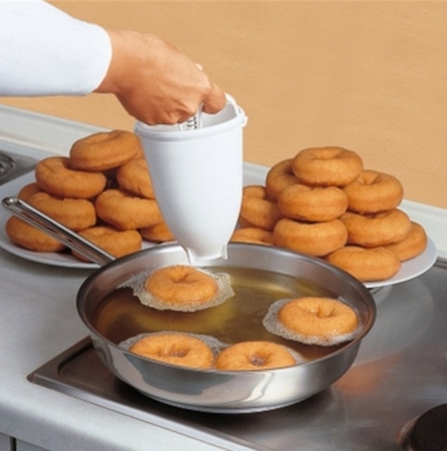 Donut Plastic Lightweight Deep Fry Donut Easy Fast Portable Arabic Waffle Doughnut Machine