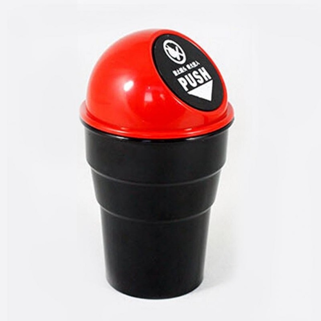 Home Desktop Car Convenient Mini Auto Car Home Trash Can Garbage Ash Can Cup Dustbin