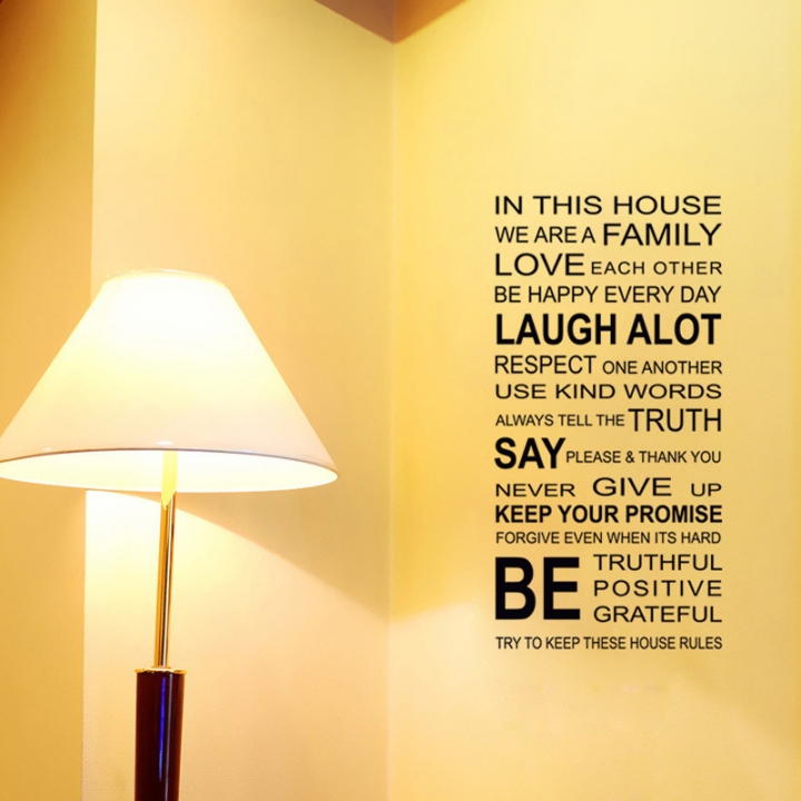 English motto Inspirational bedroom living room waterproof background wallpaper