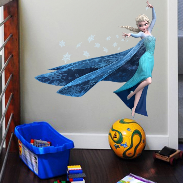 Frozen Aisha bedroom Children's room kindergarten Can be removed Wall sticker