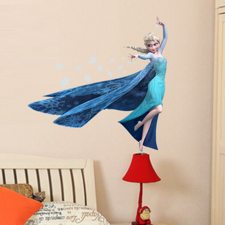 Frozen Aisha bedroom Children's room kindergarten Can be removed Wall sticker