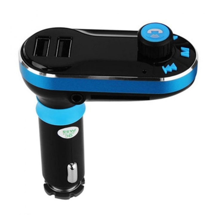 FM Transmitter Auto Bluetooth AUX Wireless Car Modulator Radio 2 USB Car Charger Remote Control