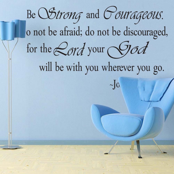 Creative English Joshua living room bedroom Background wall Sticker