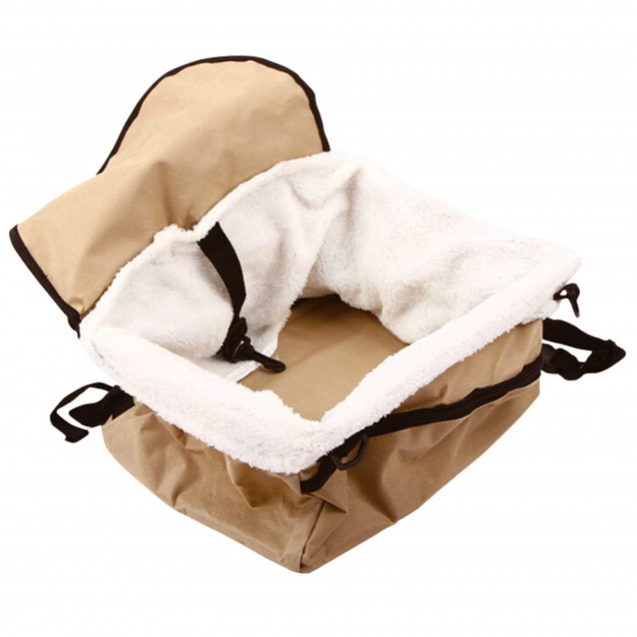 Home Soft Pet Dog Puppy Cat Kitty Car Seat Booster Seat Carrier Pet Outdoor Car Leash Bag