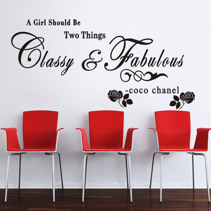 Creative English motto Can be removed Wall sticker Home decoration