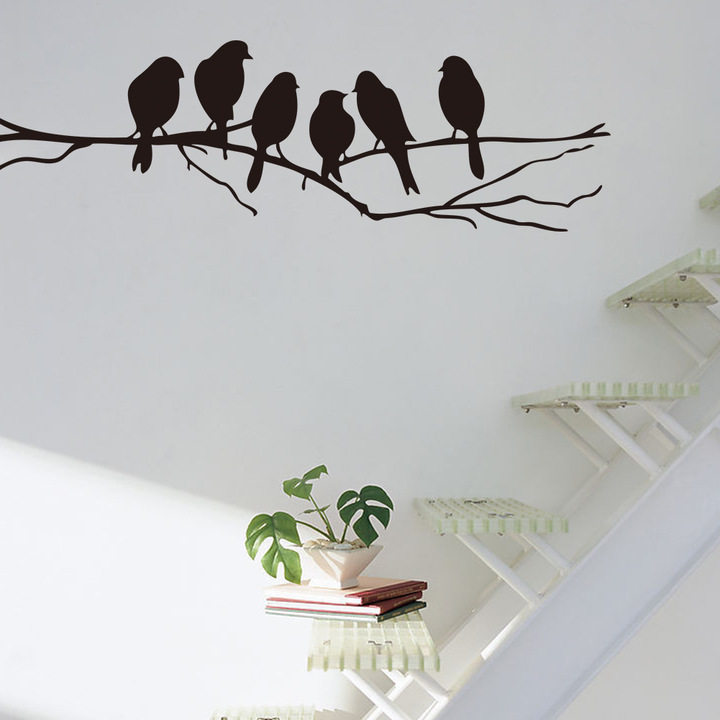 Branch Little bird living room bedroom manual Wall sticker decoration