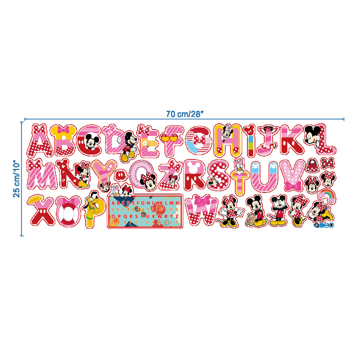 Mickey English letter Sticker English word Cartoon Wall Sticker Children&apos;s room classroom Sticker