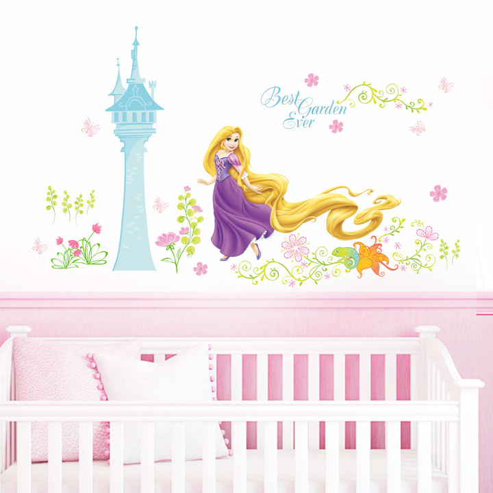 Cartoon Disney princess Children's room kindergarten decoration Sticker decoration