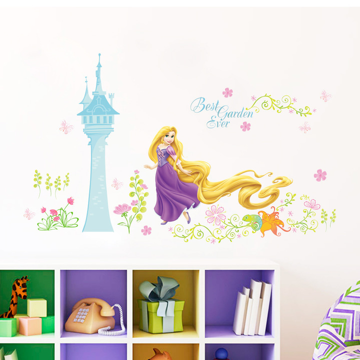 Cartoon Disney princess Children's room kindergarten decoration Sticker decoration