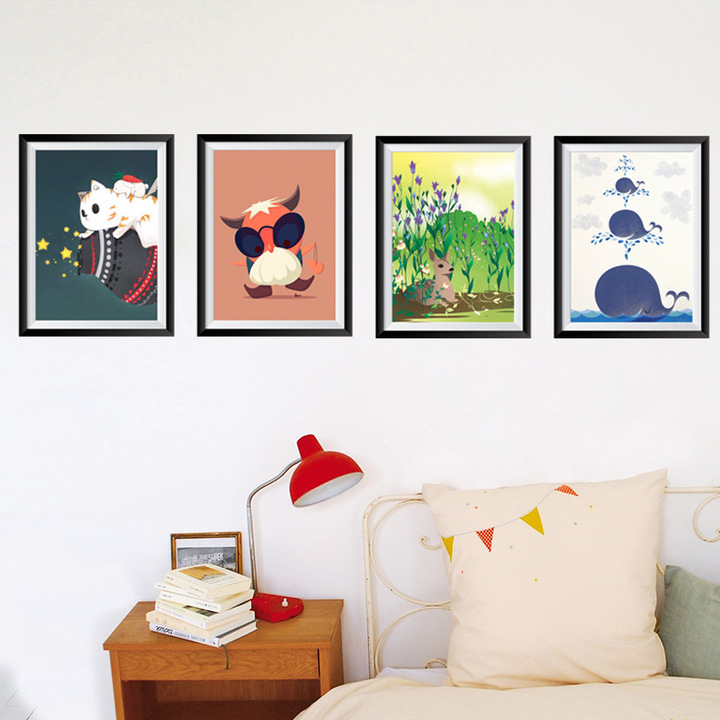 Creative Photo frame painting Wall Sticker Children&apos;s room Background wall decoration