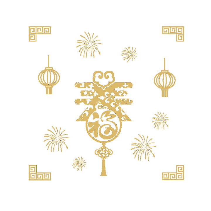 new Year Christmas day Wall Sticker living room window Window glass decoration Sticker