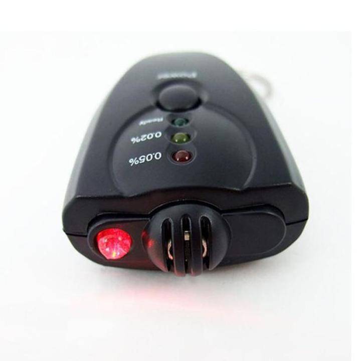 Design Keychain LED Alcohol Tester Portable Breathalyzer Alcohol Analyzer Diagnostic Tool