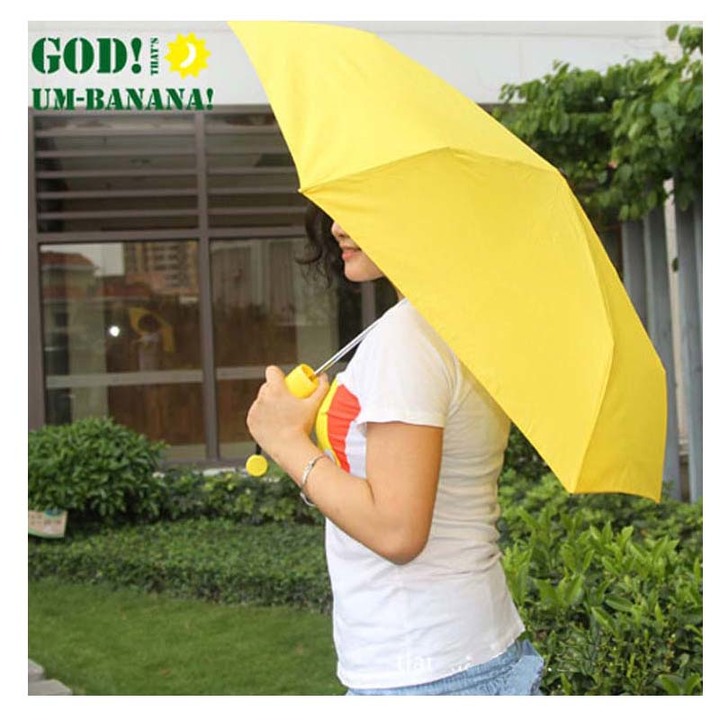 Creative Banana Umbrella UV Protection Sunny or rainy amphibious Folding art Umbrella