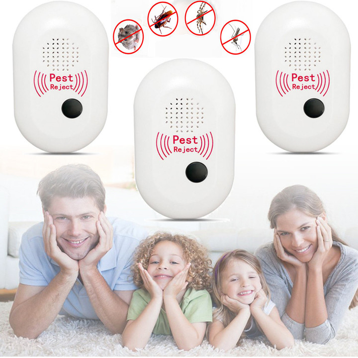 Repellent Ultrasonic Pest Reject Electronic Magnetic Repeller Anti Mosquito Insect Killer