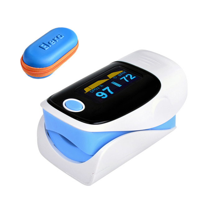 Finger Oximeter Digital LED Fingertip Pulse Oximeter Pulse Rate Oxygen Monitor Health Care