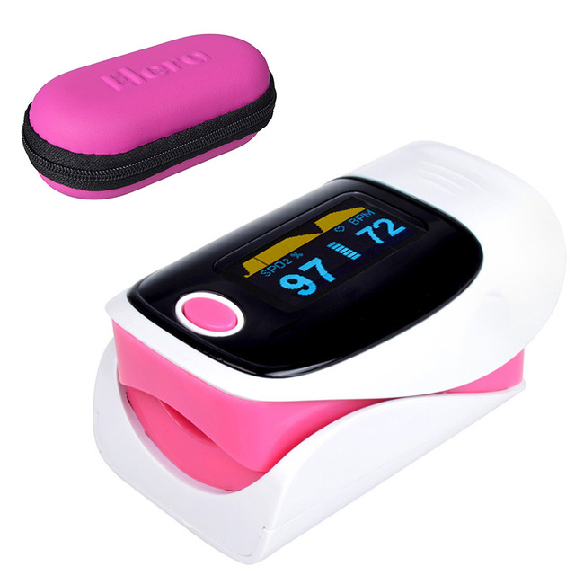 Finger Oximeter Digital LED Fingertip Pulse Oximeter Pulse Rate Oxygen Monitor Health Care