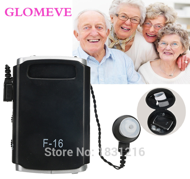 F-16 Pocket Hearing Aid Aids Sound Amplifier Adjustable Volume Hearing Aids Ear Care Tools