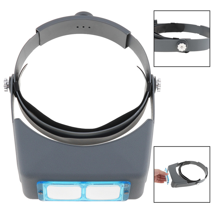 Head Wearing Magnifier Eye Loupe Headset Watchmaker Repair Magnifying Glasses