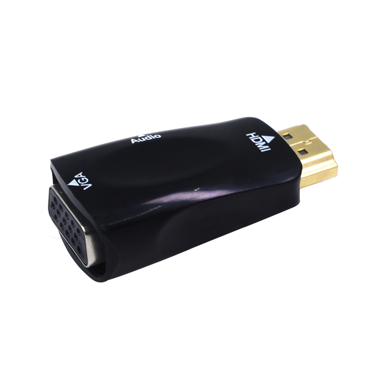 HDMI to VGA Converter With Audio Cable for PC Laptop Tablet Support 1080P HDTV Adapter