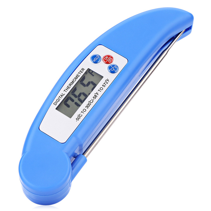fold Probe barbecue Grilled meat Thermometer kitchen food electronic Probe type   thermometer
