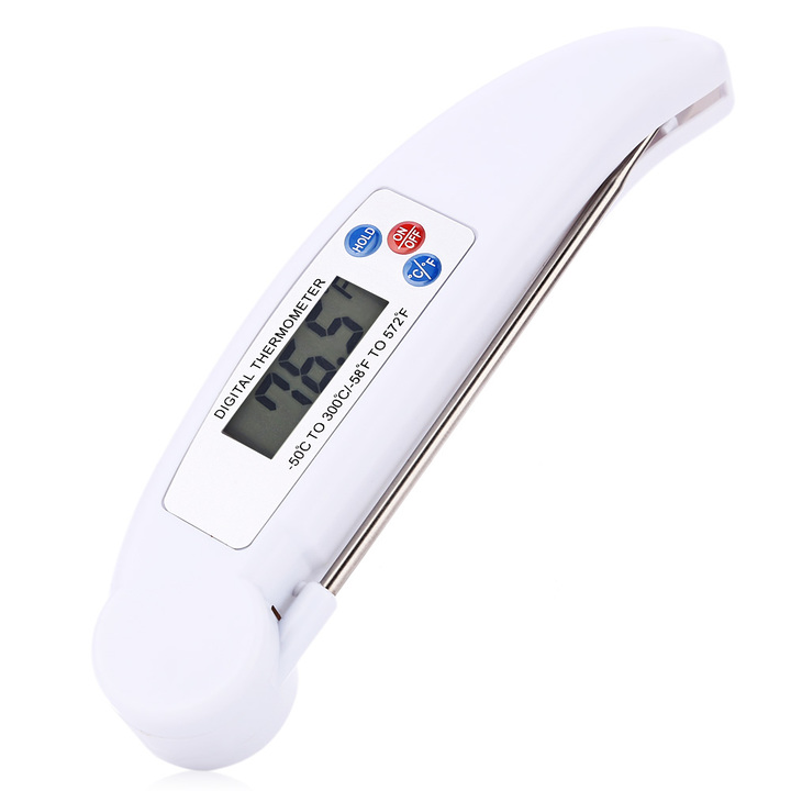 fold Probe barbecue Grilled meat Thermometer kitchen food electronic Probe type   thermometer