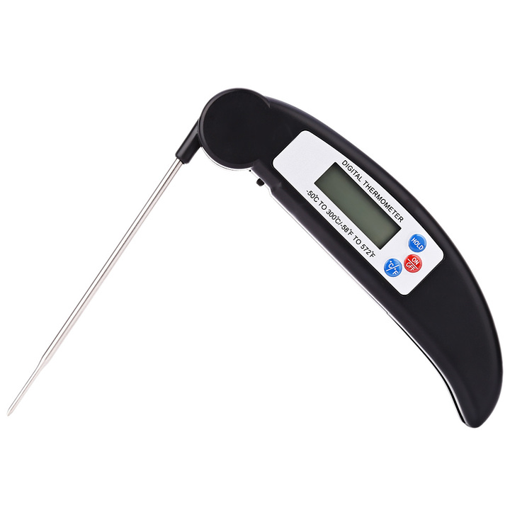 fold Probe barbecue Grilled meat Thermometer kitchen food electronic Probe type   thermometer
