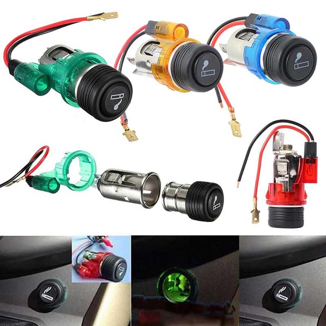 New Portable 12V 120W Motor Boat Car Cigarette Lighter Power Socket Outlet Plug