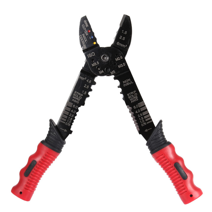 Electrical Terminals Combination Multi Tool Wire Stripper Cut Alicates Electricos FS-051