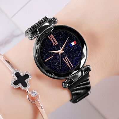 Vibrato Same paragraph magnet Magnet Milan Starry sky Ms Watch