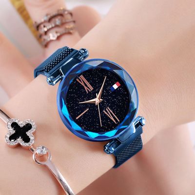 Vibrato Same paragraph magnet Magnet Milan Starry sky Ms Watch