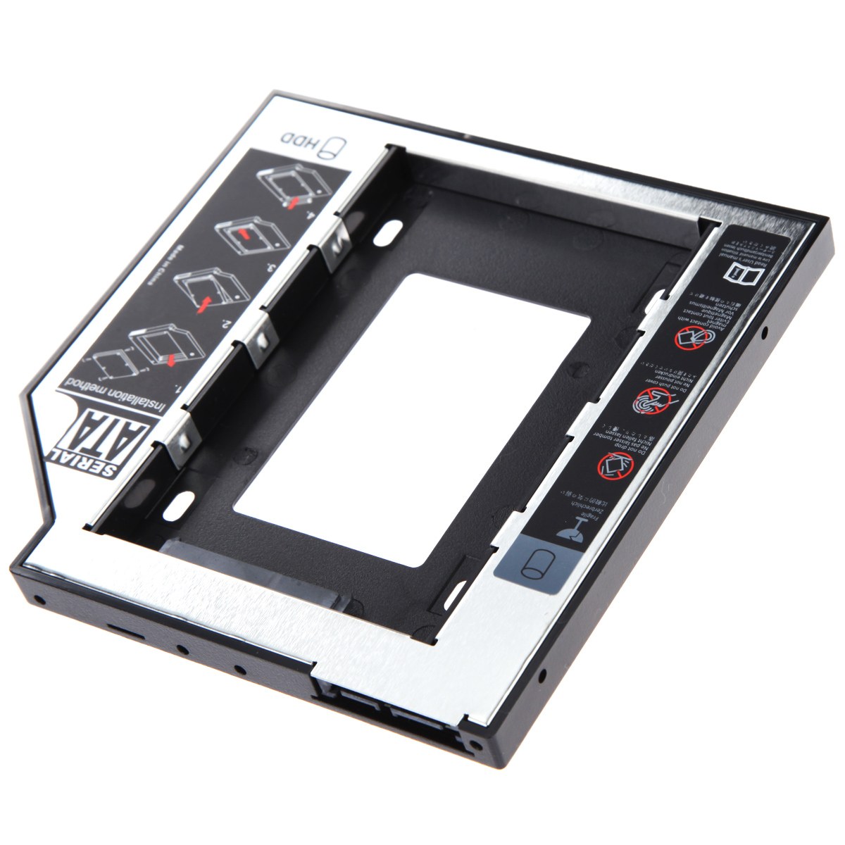 HDD Caddy 9.5mm for 9.5mm SSD Case Hard Disk Drive Enclosure Bay for Notebook ODD Optibay CD-Rom