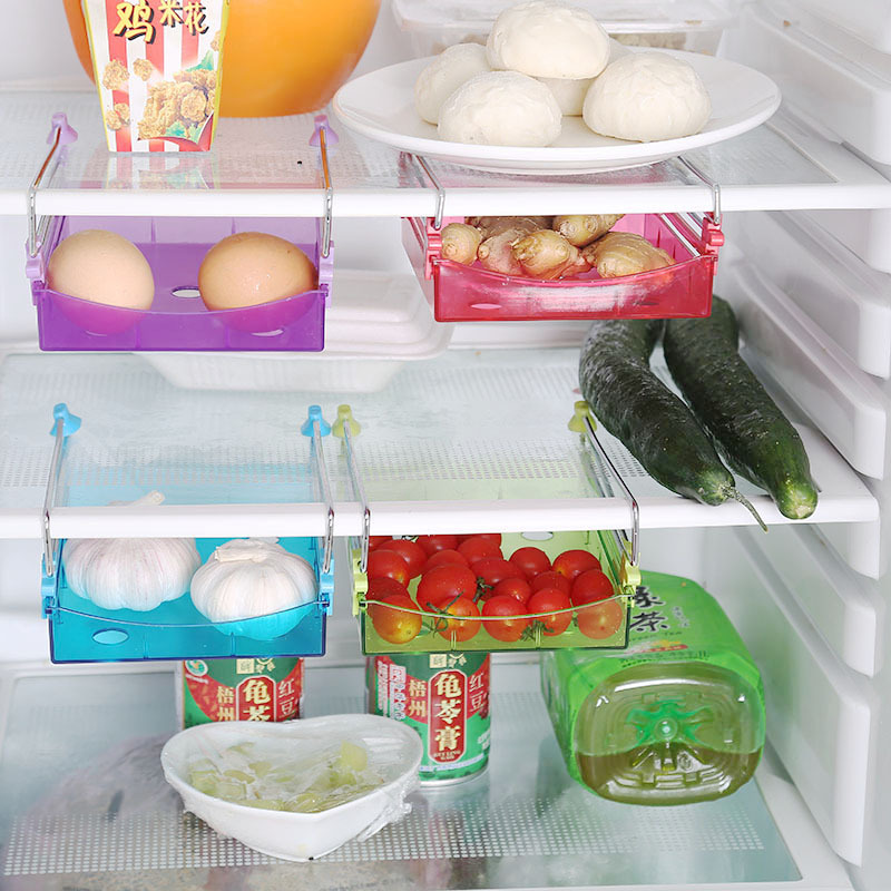 kitchen refrigerator Preservation Separator layer Multipurpose Storage rack Twitching storage box