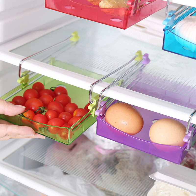 kitchen refrigerator Preservation Separator layer Multipurpose Storage rack Twitching storage box