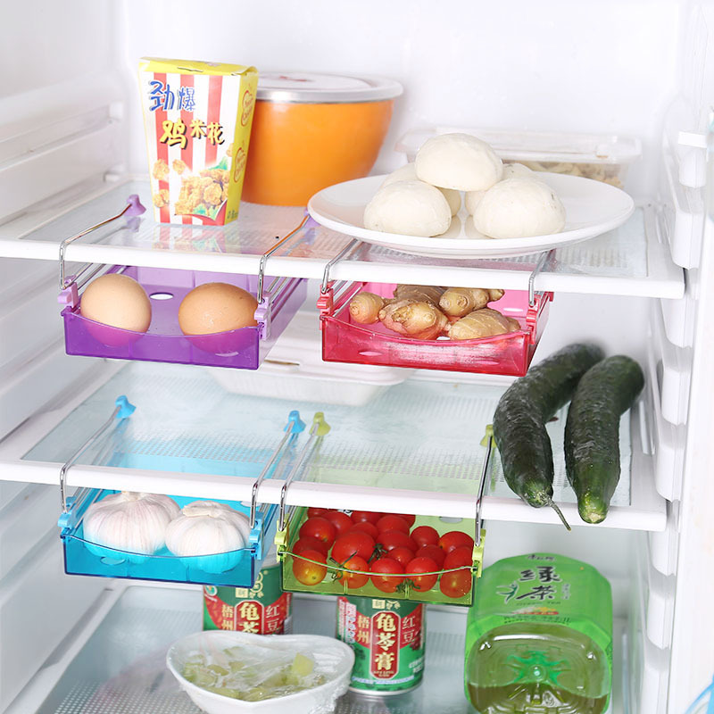 kitchen refrigerator Preservation Separator layer Multipurpose Storage rack Twitching storage box