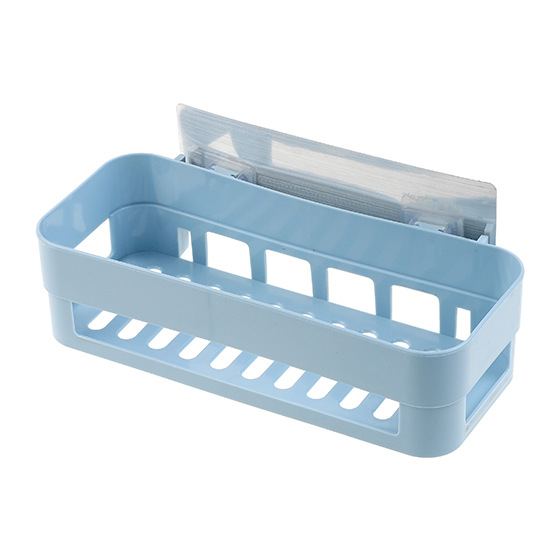 No trace Suction wall Shelf Washing Supplies Storage shelf bathroom Storage rack