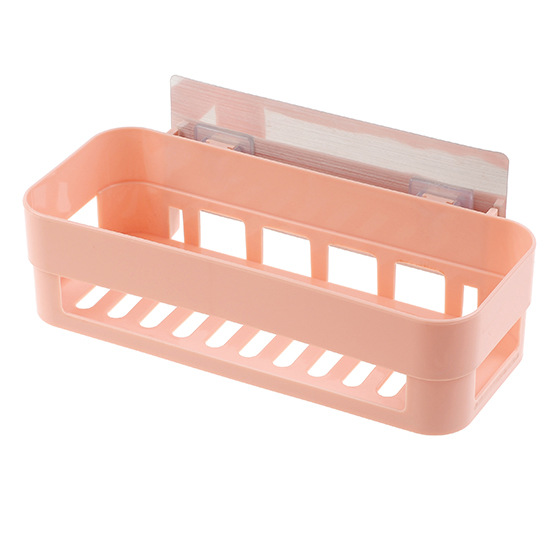 No trace Suction wall Shelf Washing Supplies Storage shelf bathroom Storage rack