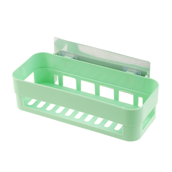 No trace Suction wall Shelf Washing Supplies Storage shelf bathroom Storage rack