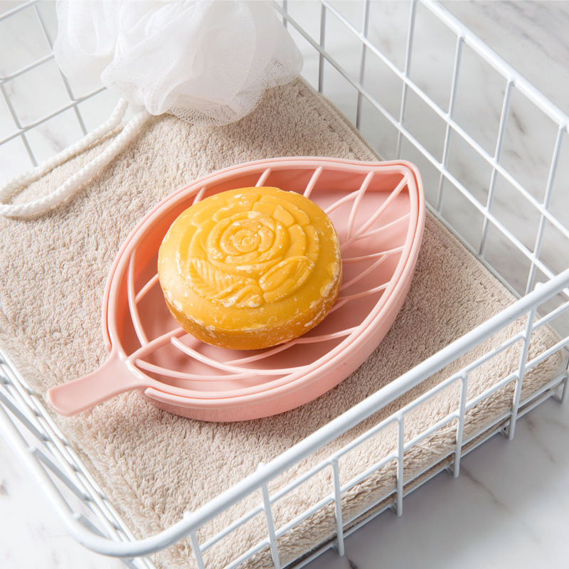 Double layer Soap box plastic bathroom Drain rack bathroom Soap tray Soap rack